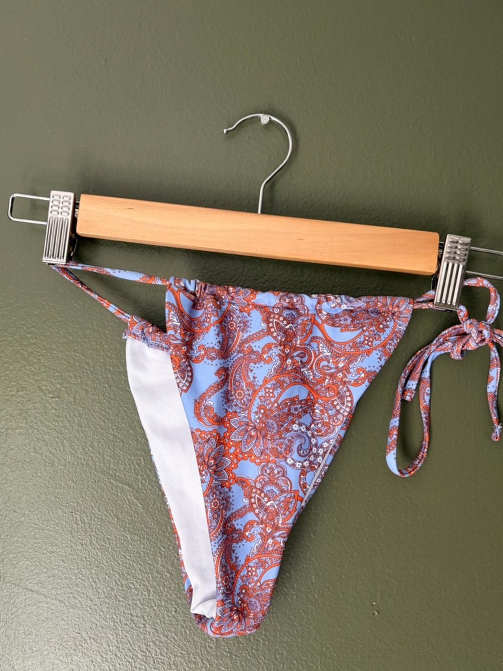 SHEIN purple and orange bikini bottom